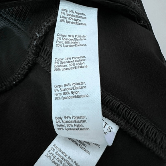 Spanx Assets Red Hot Label Structured Shine Faux Leather Leggings Womens Size XL - Picture 12 of 13